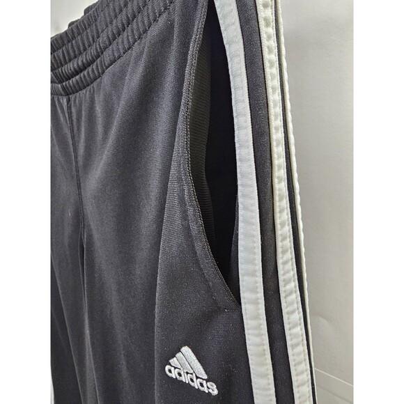 Adidas Pants Men's Medium Black 3 Stripe Track Active Athletic Training 775640 - Picture 1 of 10